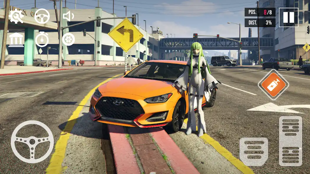 Play Hyundai Veloster Car Simulator as an online game Hyundai Veloster Car Simulator with UptoPlay