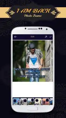 Play I Am Back Photo Frame