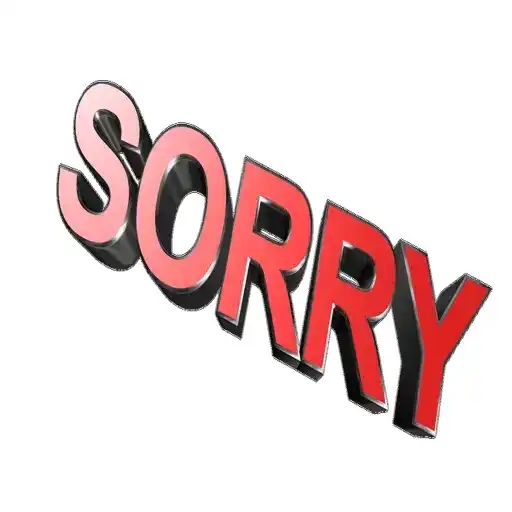 Play I AM SORRY - WAStickerApps APK