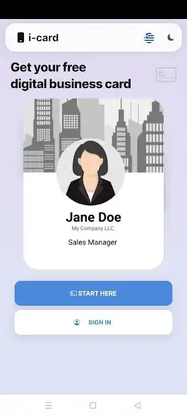 Play i-card Digital Business Card  and enjoy i-card Digital Business Card with UptoPlay