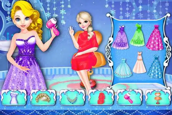 Play Ice Barber Dress Up Free Games