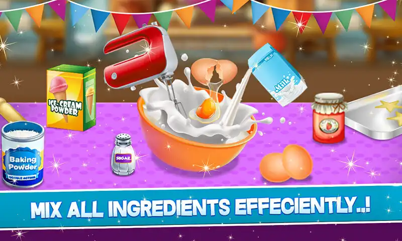 Play Ice Cream Cake Game Food Maker as an online game Ice Cream Cake Game Food Maker with UptoPlay