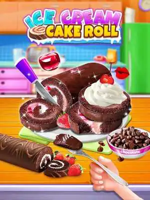 Play Ice Cream Cakes Roll Maker - Sweet and yummy