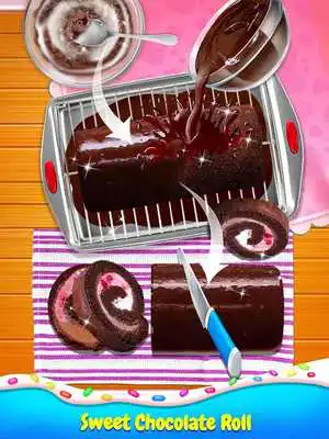 Play Ice Cream Cakes Roll Maker - Sweet and yummy