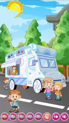 Play Ice Cream Cartoon Car