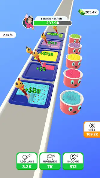 Play IceCream Clicker 3D as an online game IceCream Clicker 3D with UptoPlay