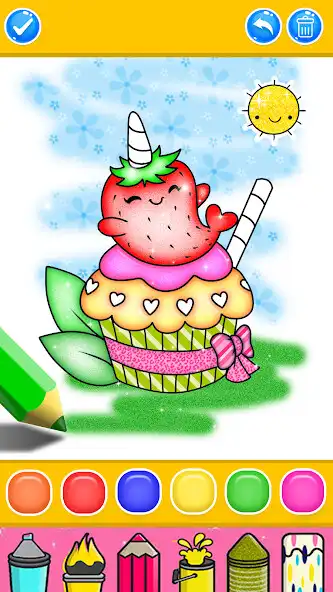 Play Ice Cream Coloring Game  and enjoy Ice Cream Coloring Game with UptoPlay