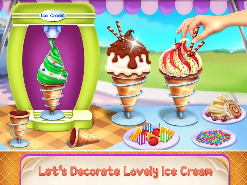 Play Icecream Cone Cupcake Baking as an online game Icecream Cone Cupcake Baking with UptoPlay