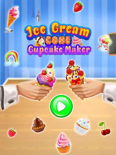 Play Ice Cream Cone Cupcake Maker  and enjoy Ice Cream Cone Cupcake Maker with UptoPlay