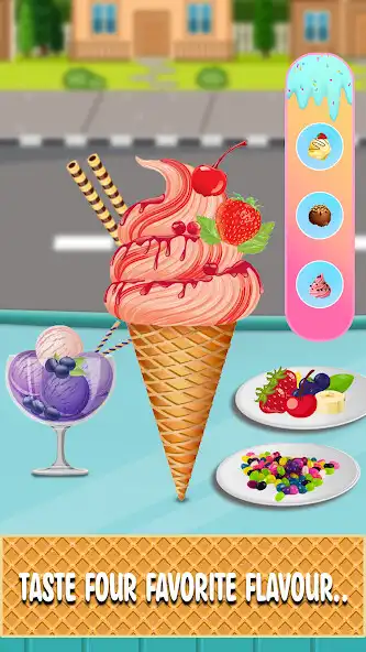 Play Ice Cream Cupcake Game as an online game Ice Cream Cupcake Game with UptoPlay