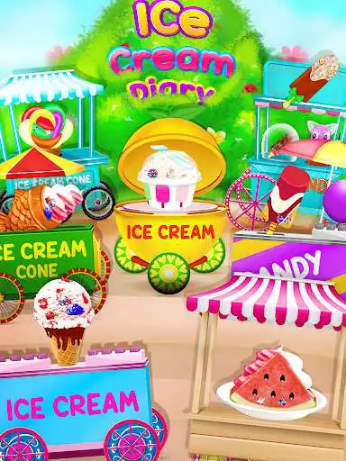 Play Ice Cream Diary - Cooking Game  and enjoy Ice Cream Diary - Cooking Game with UptoPlay