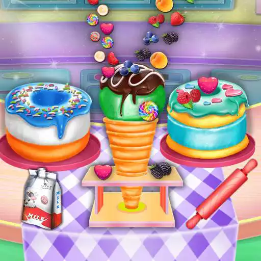 Play Ice Cream Donuts Maker: Dessert Cooking Games APK