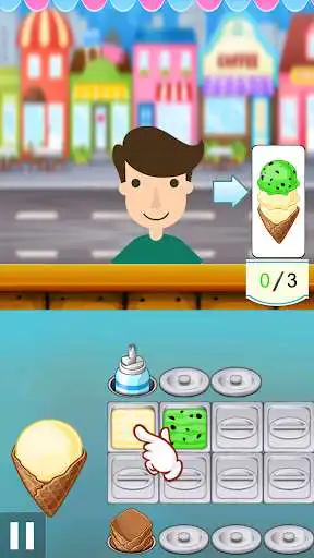Play Ice Cream Maker 2 - Sky Ice cream as an online game Ice Cream Maker 2 - Sky Ice cream with UptoPlay