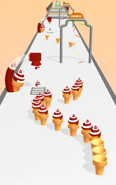 Play Ice Cream Match Cone Stack as an online game Ice Cream Match Cone Stack with UptoPlay