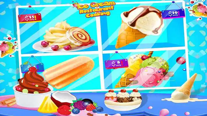 Play Ice cream Restaurant Cooking