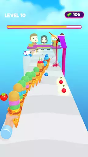 Play Ice Cream Run! as an online game Ice Cream Run! with UptoPlay