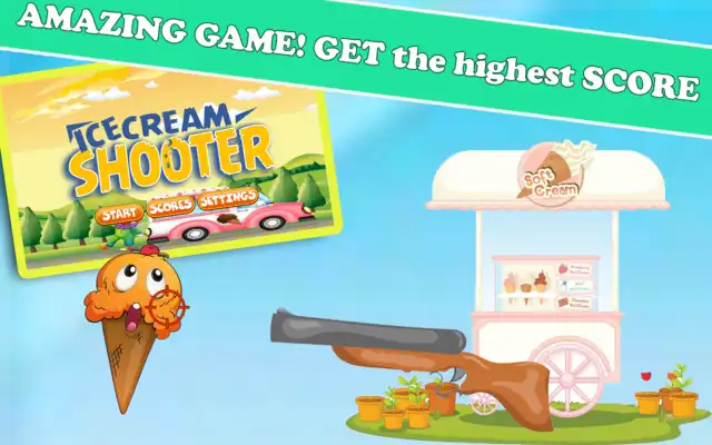 Play Ice cream sniper shooter drop