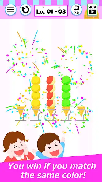 Play Ice Cream Sort - Sort Puzzle  and enjoy Ice Cream Sort - Sort Puzzle with UptoPlay
