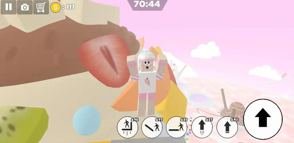 Play Ice cream swirl parkour girl  and enjoy Ice cream swirl parkour girl with UptoPlay