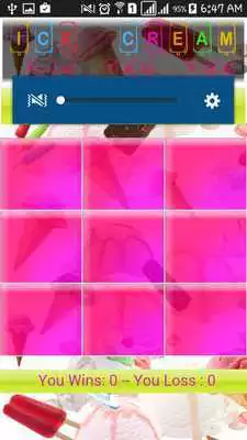 Play Ice Cream Tic Tac Toe Free