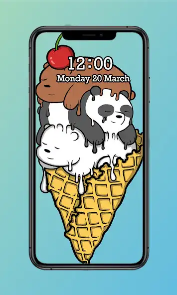 Play Ice Crem Wallpaper Cute as an online game Ice Crem Wallpaper Cute with UptoPlay
