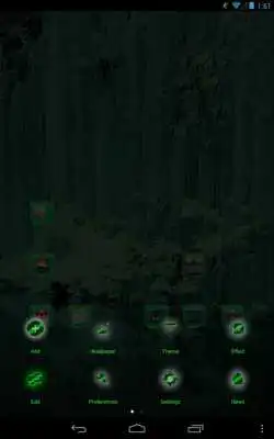 Play IceCube Green GOLauncher Theme