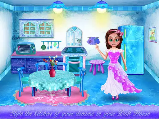 Play Ice Doll House Design Games as an online game Ice Doll House Design Games with UptoPlay