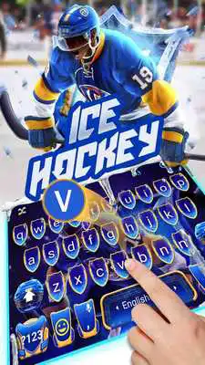 Play Ice Hockey Animated Keyboard Theme