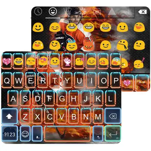 Run free android online Ice Hockey Emoji Keyboard Skin APK