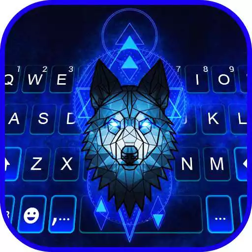 Play Ice Neon Wolf Keyboard Background APK Play Ice Neon Wolf Keyboard Background APK