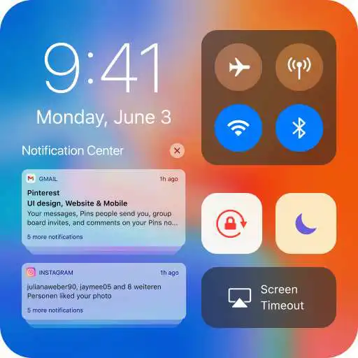 Play iCenter iOS15 - Control Center APK