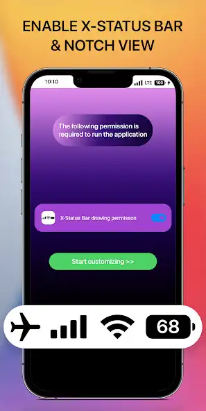 Play iCenter iOS 16: X - Status Bar as an online game iCenter iOS 16: X - Status Bar with UptoPlay