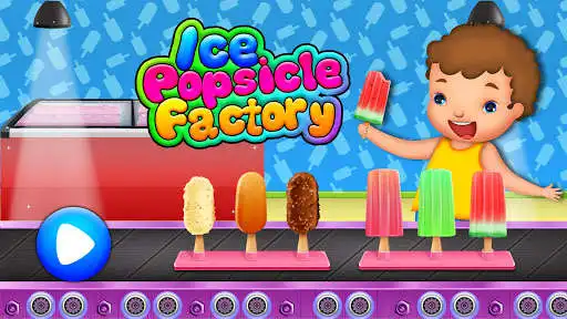 Play Ice Popsicle Factory: Frozen Ice Cream Maker Game  and enjoy Ice Popsicle Factory: Frozen Ice Cream Maker Game with UptoPlay