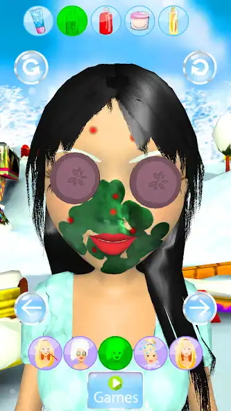 Play Ice Princess Salon Angela SPA as an online game Ice Princess Salon Angela SPA with UptoPlay
