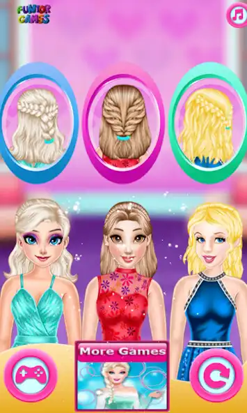 Play Ice Princess Short Hair Salon  and enjoy Ice Princess Short Hair Salon with UptoPlay