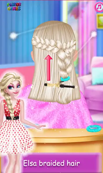 Play Ice Princess Short Hair Salon as an online game Ice Princess Short Hair Salon with UptoPlay