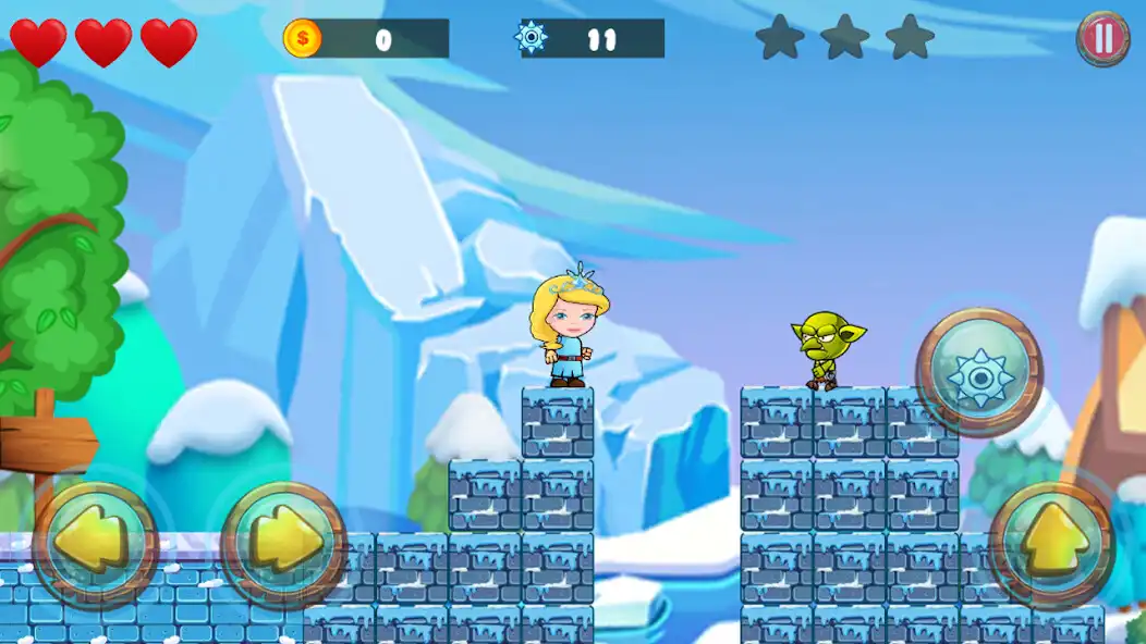 Play Ice Princess Winter Run Adventure  and enjoy Ice Princess Winter Run Adventure with UptoPlay