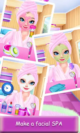 Play Ice Queen SPA Beauty Salon as an online game Ice Queen SPA Beauty Salon with UptoPlay
