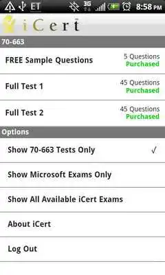 Play iCert 1Z0-047 Practice Exam