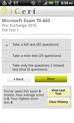 Play iCert 1Z0-047 Practice Exam
