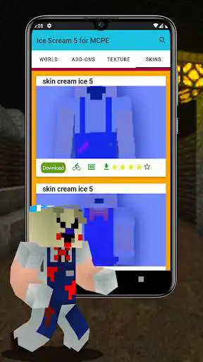 Play Ice Scream 5 for MCPE as an online game Ice Scream 5 for MCPE with UptoPlay