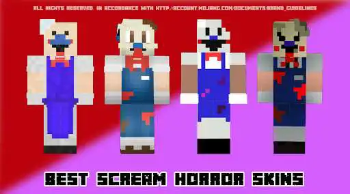 Play Ice scream Horror Mod For MCPE +(skin) as an online game Ice scream Horror Mod For MCPE +(skin) with UptoPlay