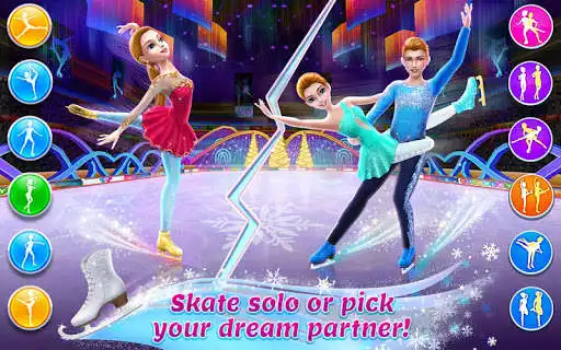 Play Ice Skating Ballerina as an online game Ice Skating Ballerina with UptoPlay