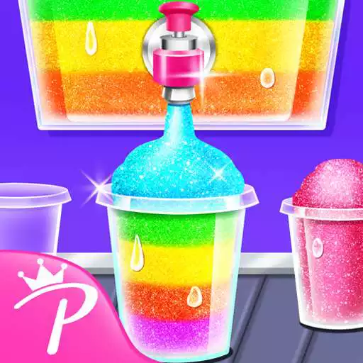 Play Ice Slush Maker - Slushy Ice Candy Rainbow Honey APK