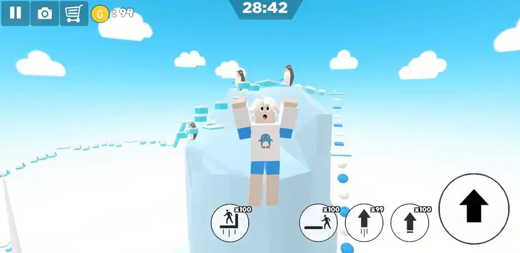 Play Ice snow island parkour  and enjoy Ice snow island parkour with UptoPlay