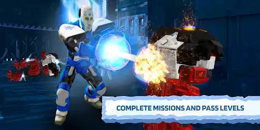 Play Ice Superhero Flying Robot - Fighting Games  and enjoy Ice Superhero Flying Robot - Fighting Games with UptoPlay