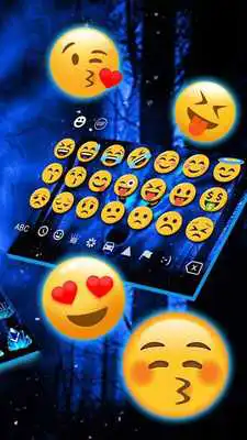 Play Ice Wolf 3D Keyboard Theme