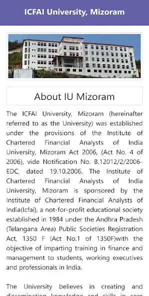Play ICFAI University Mizoram Admis as an online game ICFAI University Mizoram Admis with UptoPlay