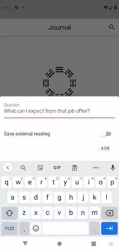Play I Ching with trigram as an online game I Ching with trigram with UptoPlay