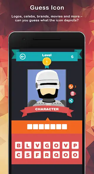 Play Icofrenzia - Word Puzzle Game as an online game Icofrenzia - Word Puzzle Game with UptoPlay
